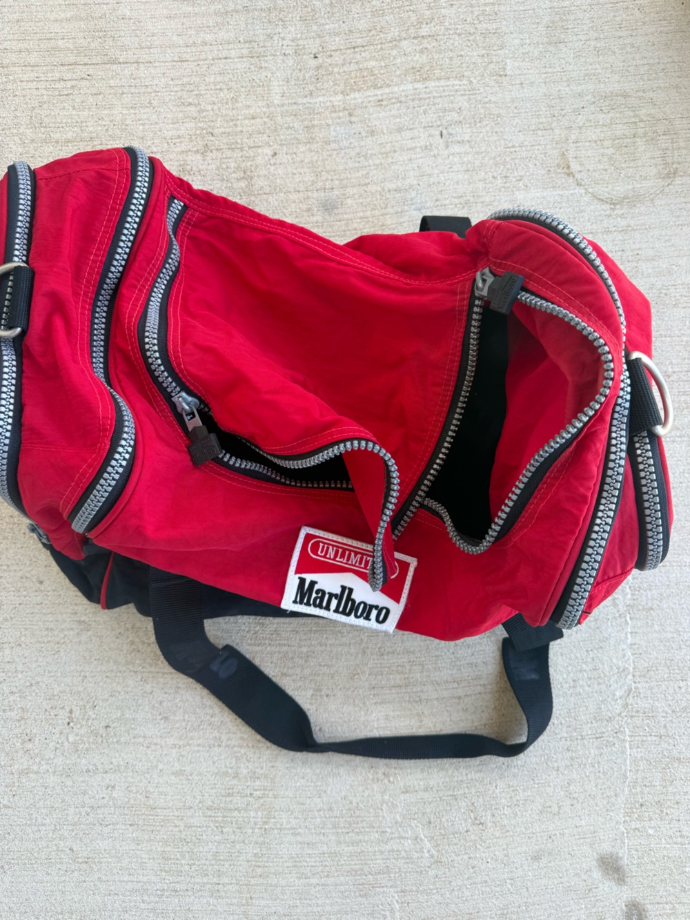 Marlboro Red Duffle Bag